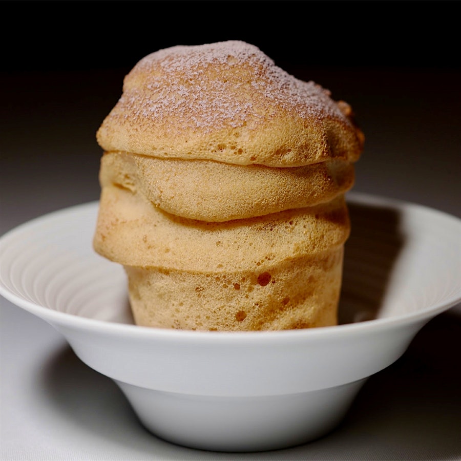 A frozen soufflé at César